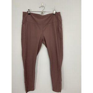 Mondetta High Waist Active Legging Womens Size XXL Purple, Moisture Wicking